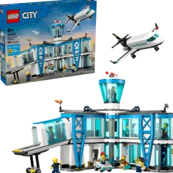 LEGO City 60502 Lentokenttä ja Lentokone