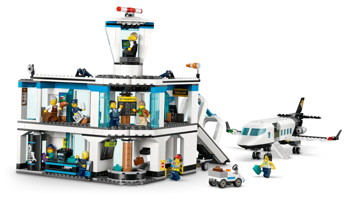 LEGO City 60502 Lentokenttä ja Lentokone