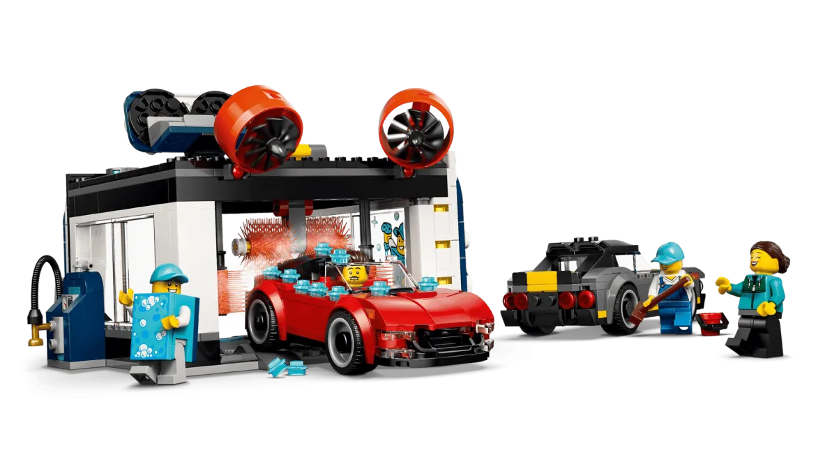 LEGO City 60497 Läpiajettava Autopesula