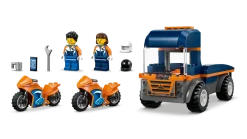 LEGO City 60491 Moottoripyörän Kuljetusauto