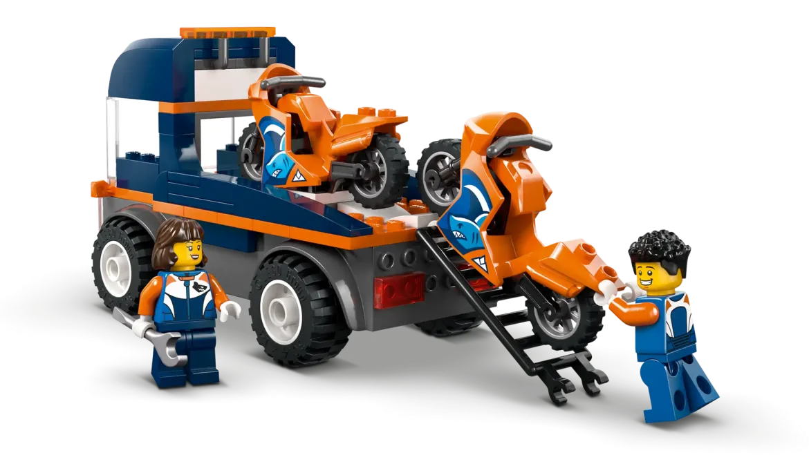LEGO City 60491 Moottoripyörän Kuljetusauto