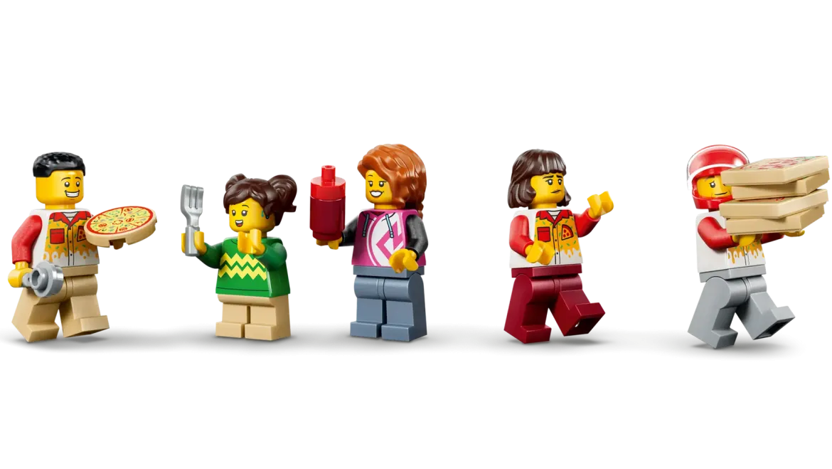 LEGO City 60496 Pizzaravintola ja Toimituskulkuneuvot