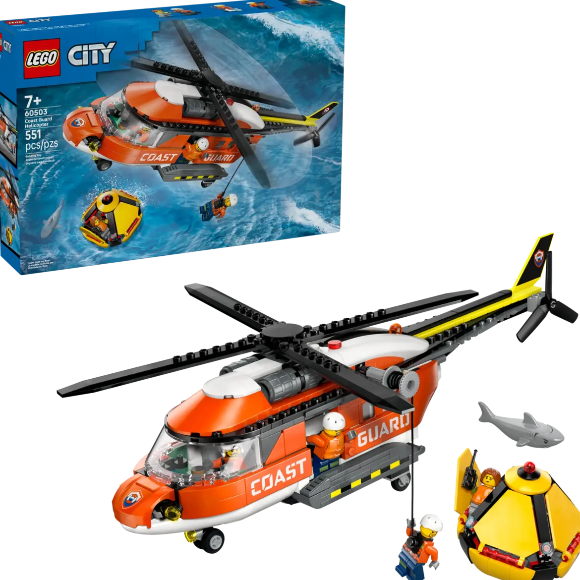 LEGO City 60503 Rannikkovartioston Helikopteri