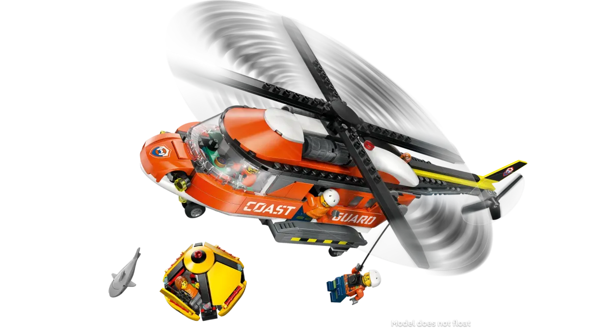 LEGO City 60503 Rannikkovartioston Helikopteri