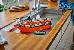 LEGO City 60504 Rannikkovartioston Pelastusalus ja Helikopteri