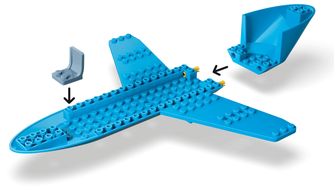 LEGO City 60492 Suihkumatkustajakone
