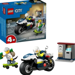 LEGO City 60455 Takaa-ajo Poliisimoottoripyörällä