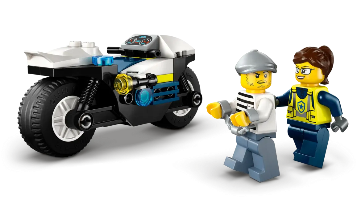 LEGO City 60455 Takaa-ajo Poliisimoottoripyörällä