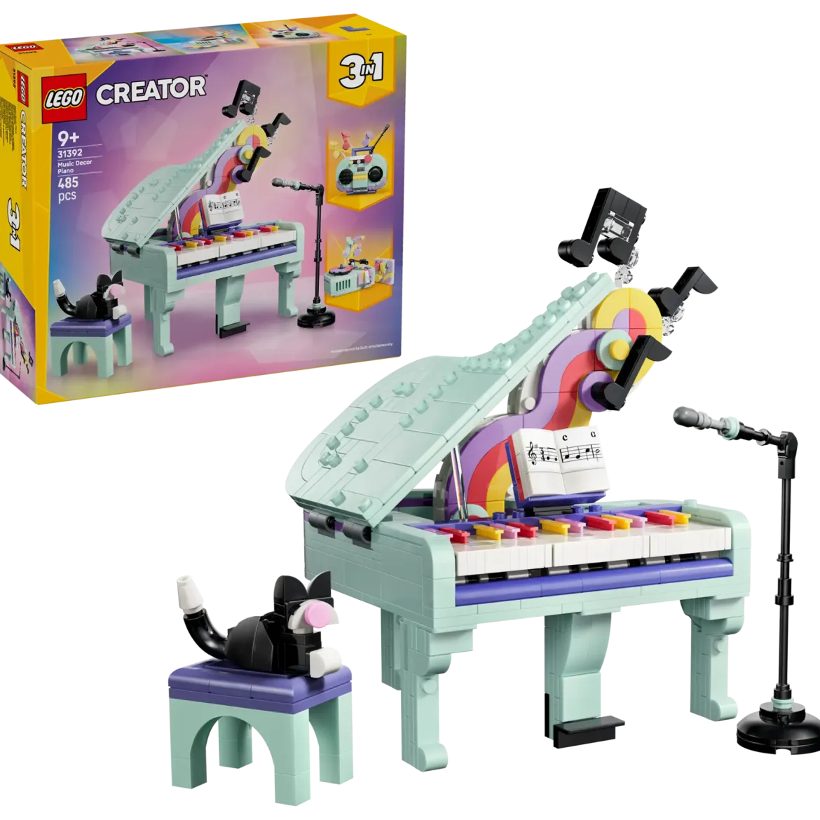 LEGO Creator 31392 Koristepiano ja Kissa