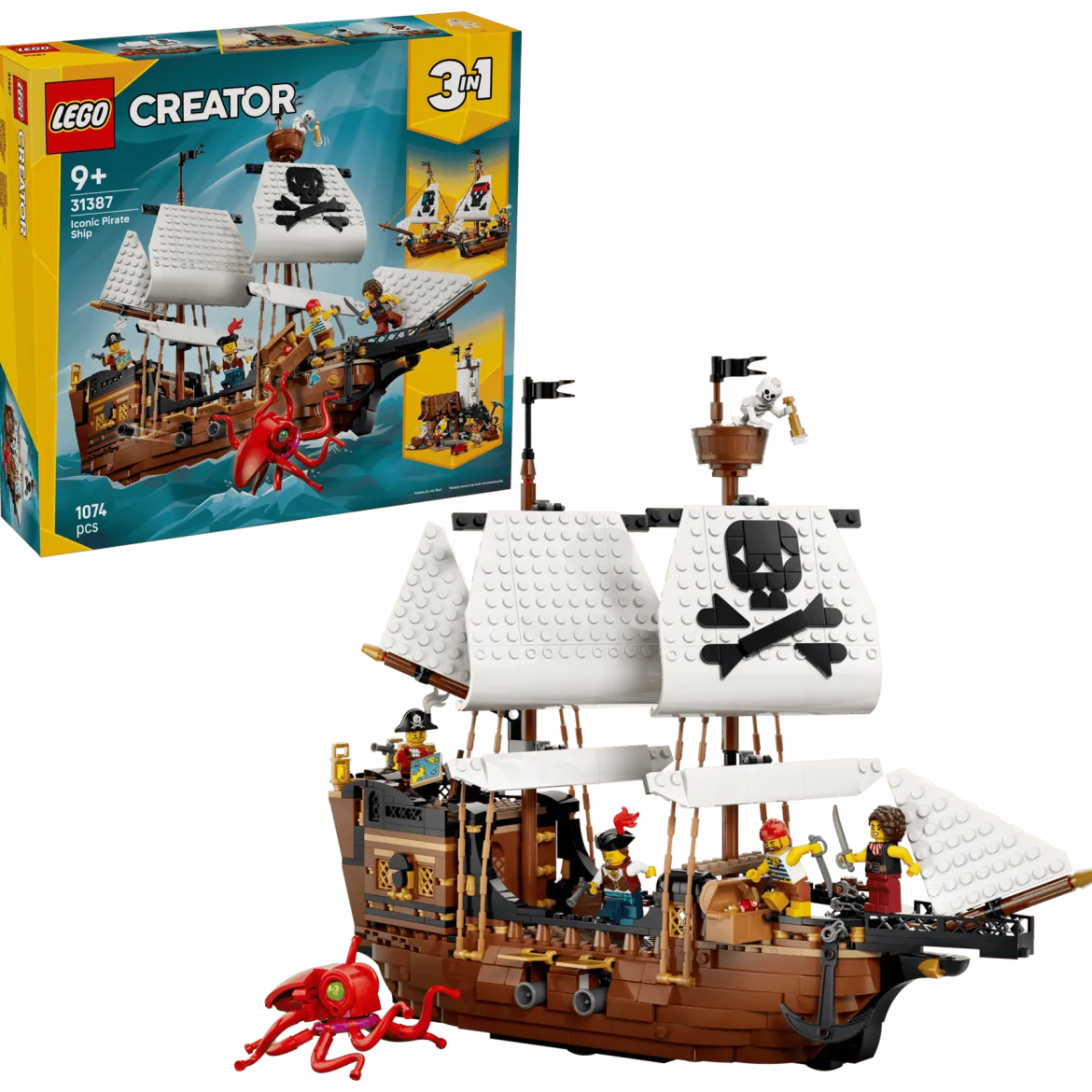 LEGO Creator 31387 Mahtava Merirosvolaiva