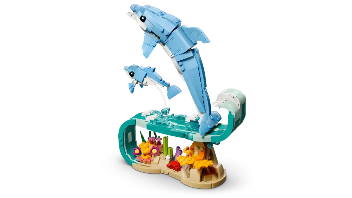 LEGO Creator 31385 Merieläimet: Söpöt Delfiinit