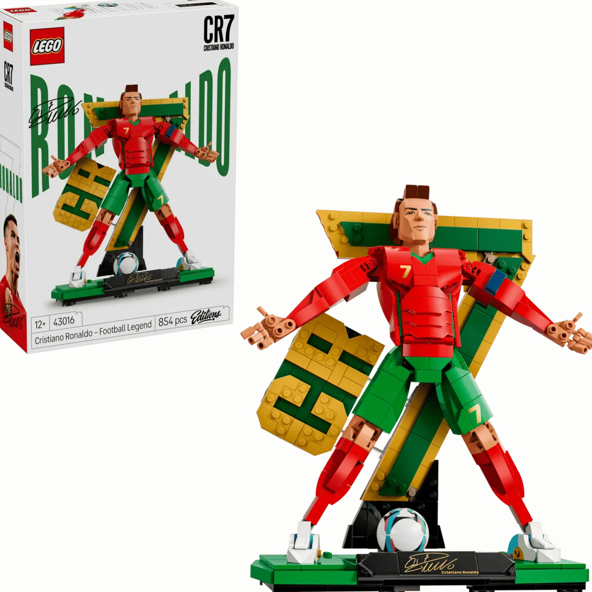 LEGO 43016 Cristiano Ronaldo – Jalkapallolegenda