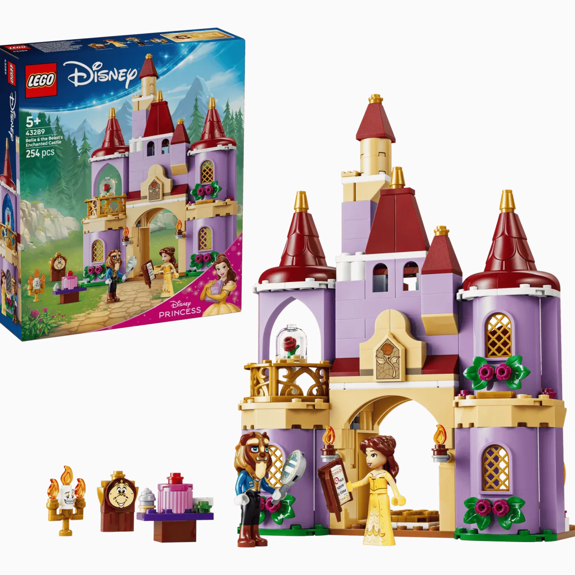 LEGO Disney 43289 Kaunottaren ja Hirviön Lumottu Linna
