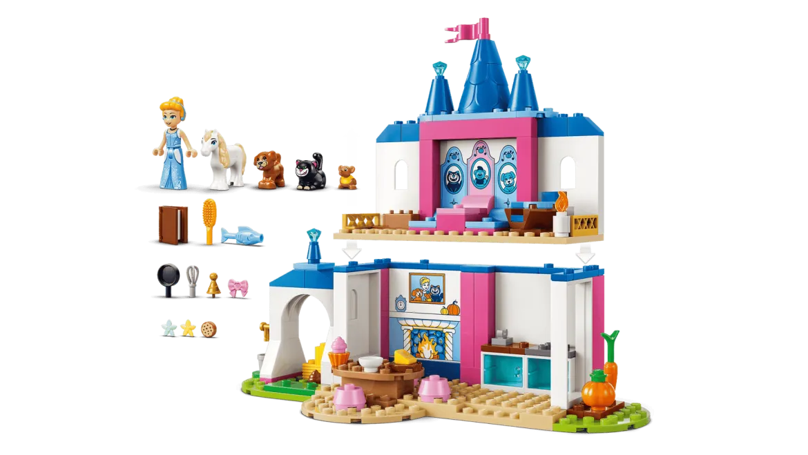 LEGO Disney 43283 Tuhkimon Linna ja Eläinystävät