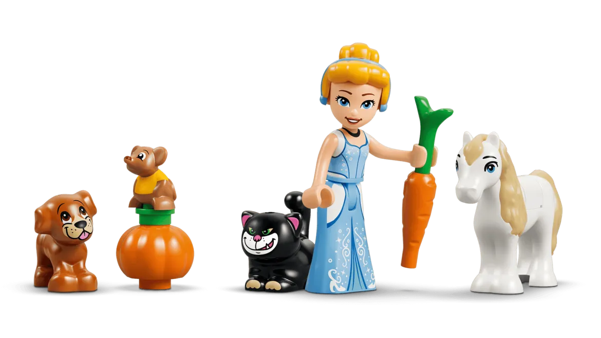 LEGO Disney 43283 Tuhkimon Linna ja Eläinystävät