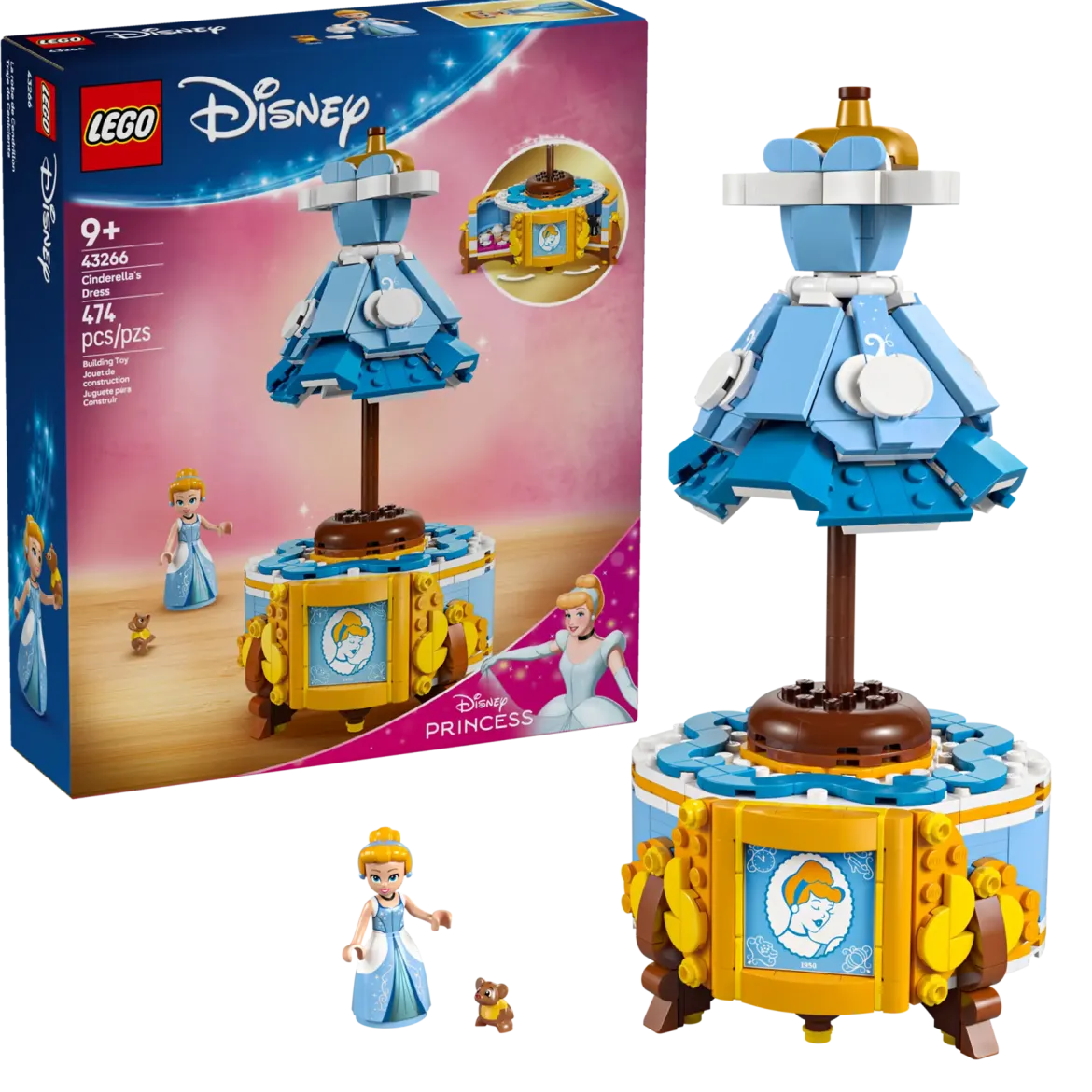 LEGO Disney 43266 Tuhkimon Mekko