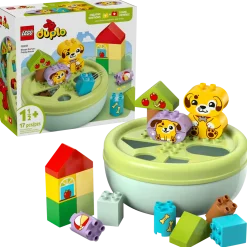 Lego Duplo 10441 Opetellaan Muotoja: Koiranpentujen Talo