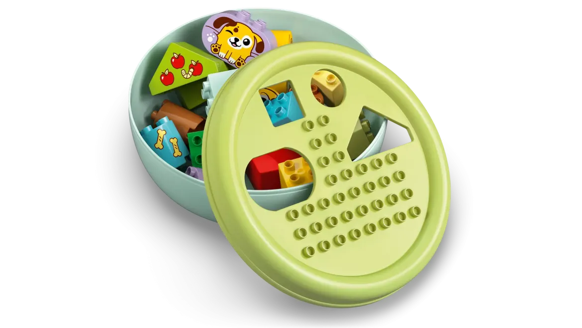 Lego Duplo 10441 Opetellaan Muotoja: Koiranpentujen Talo