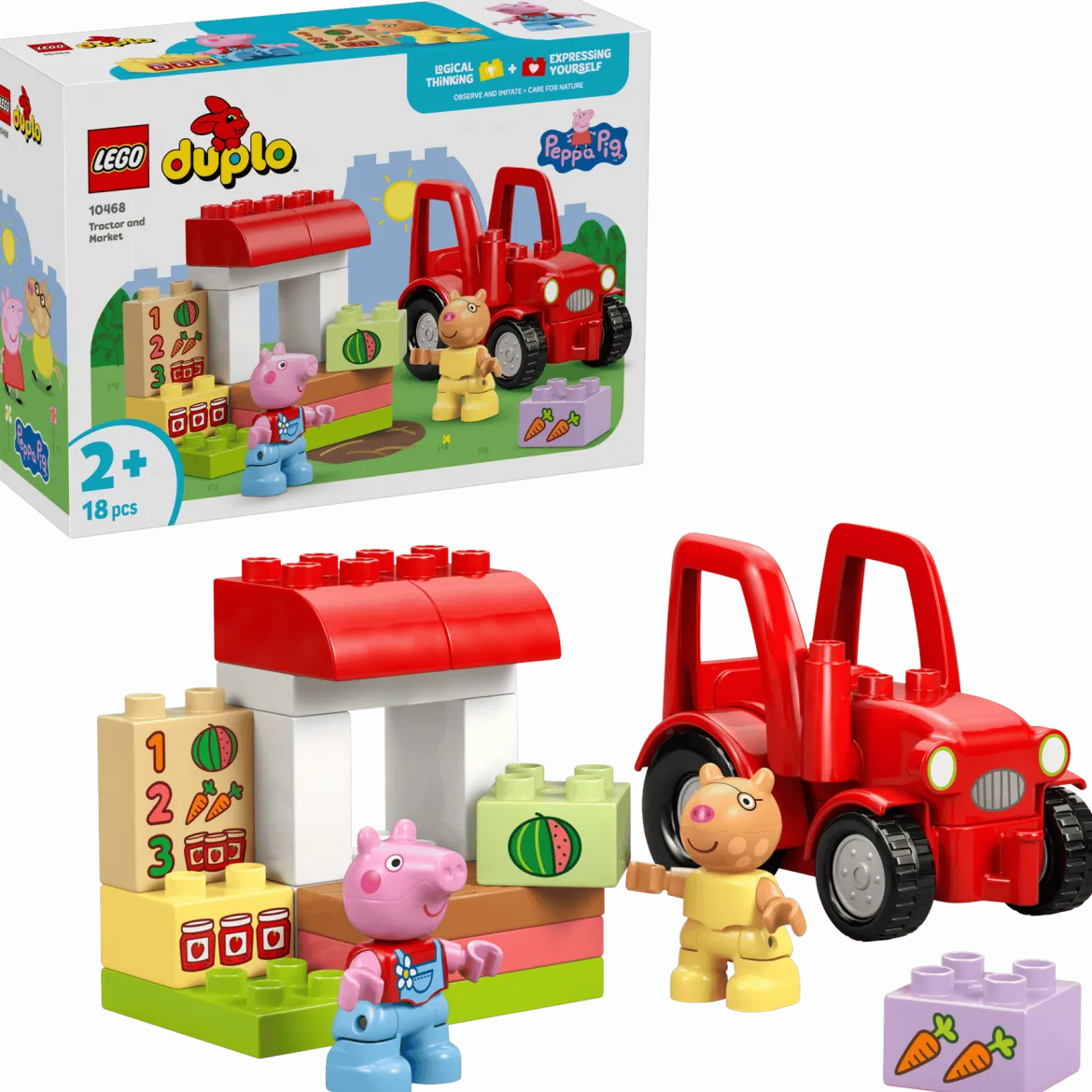 LEGO Duplo 10468 Pipsa Possu Traktori Ja Torikoju