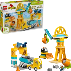 LEGO Duplo 10476 Rakennustyömaa ja Työmaa-Ajoneuvot 3in1