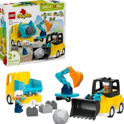 LEGO Duplo 10475 Työmaa-Ajoneuvot 3in1