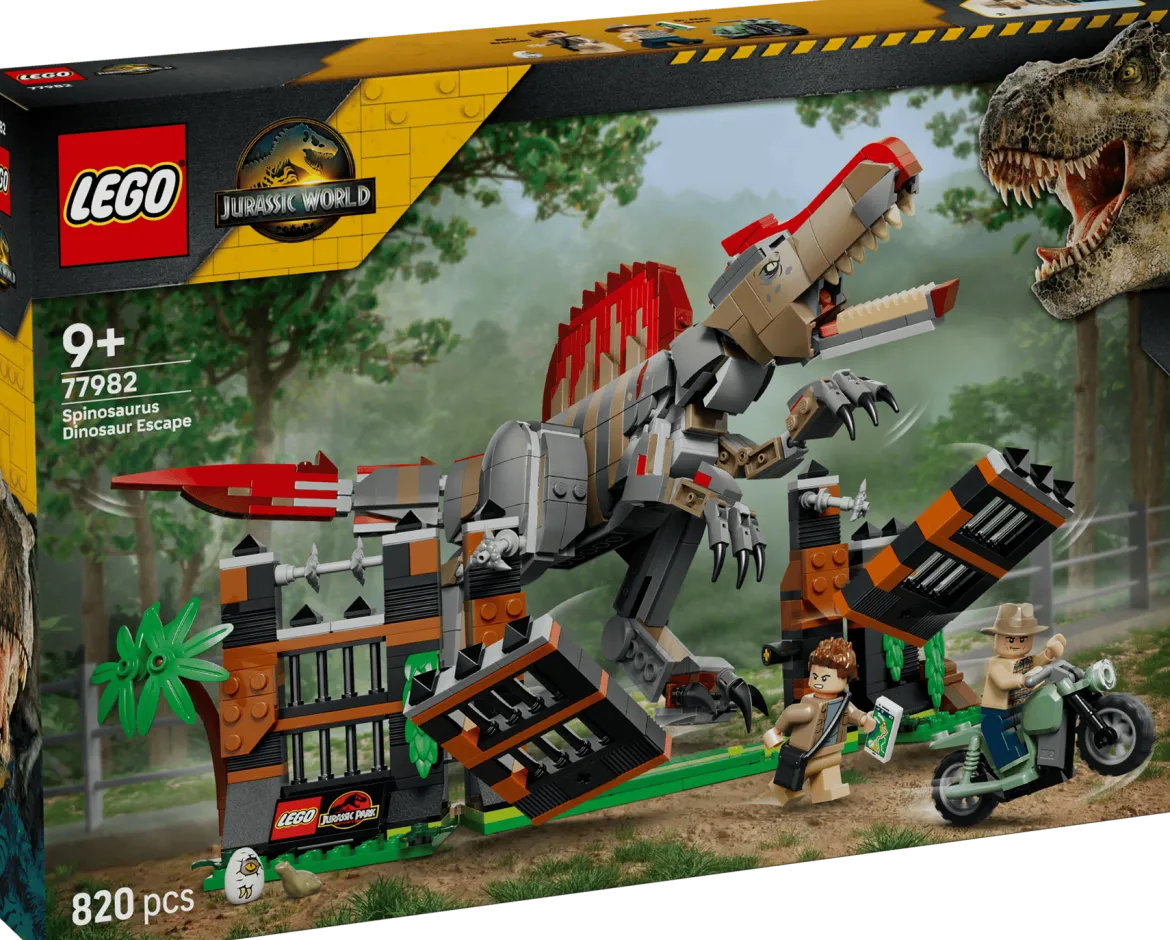 LEGO Jurassic World 77982 Spinosaurus-dinosauruksen Pako