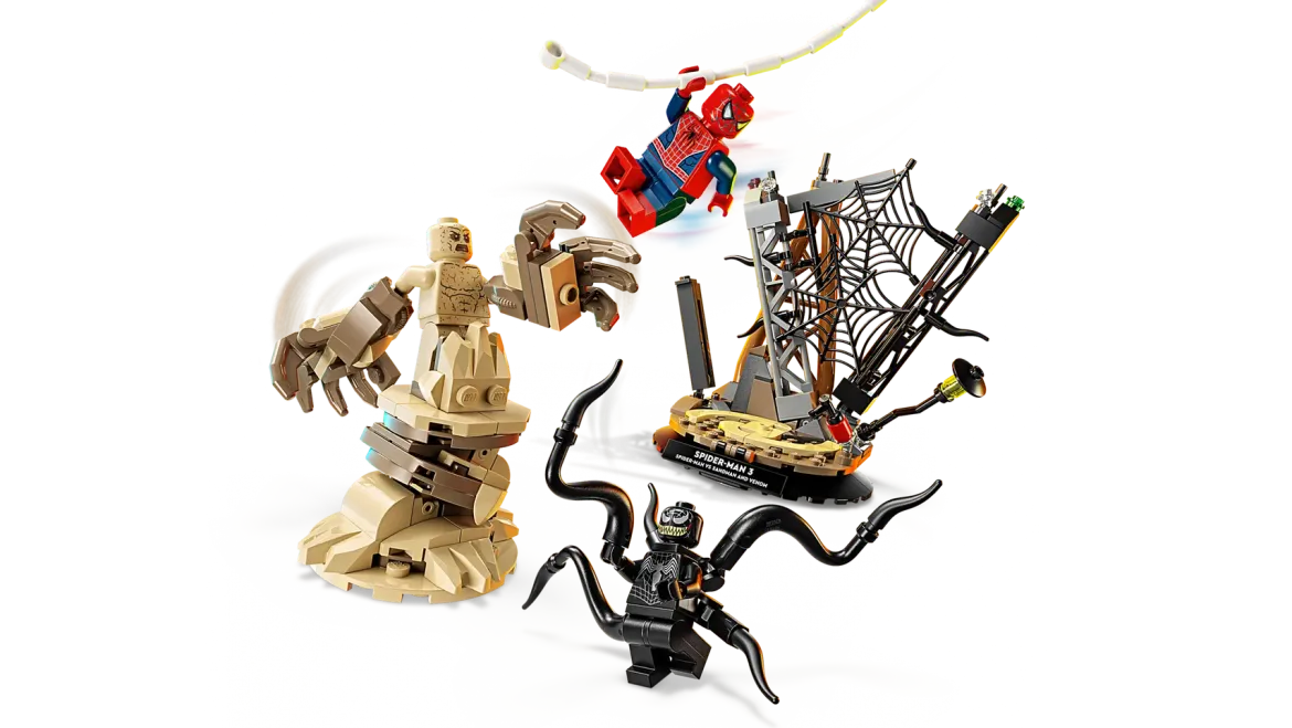 LEGO Marvel 76334 Eeppinen Taistelu: Spider-Man Vastaan Sandman