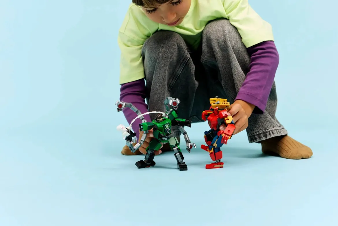 LEGO Marvel 76338 Robottien taistelu: Spider-Man vastaan Tohtori Mustekala