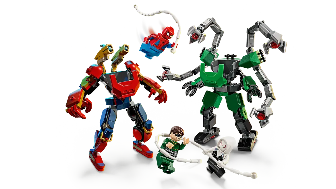 LEGO Marvel 76338 Robottien taistelu: Spider-Man vastaan Tohtori Mustekala
