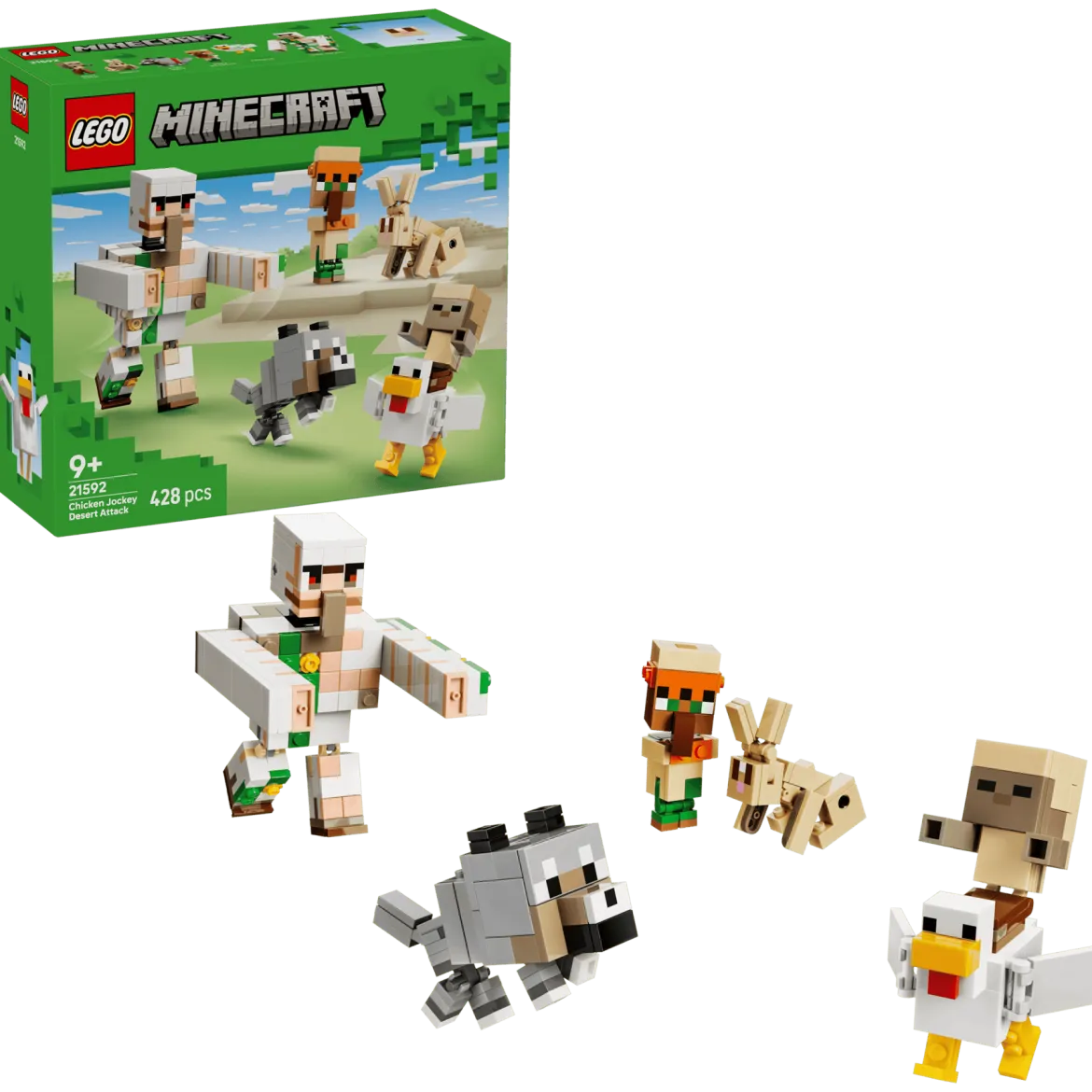 LEGO Minecraft 21592 Kanajockey ja Hyökkäys Aavikolla
