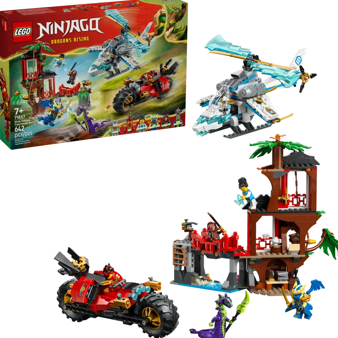 LEGO Ninjago 71857 Ninjamenopelit ja Puumajataistelu