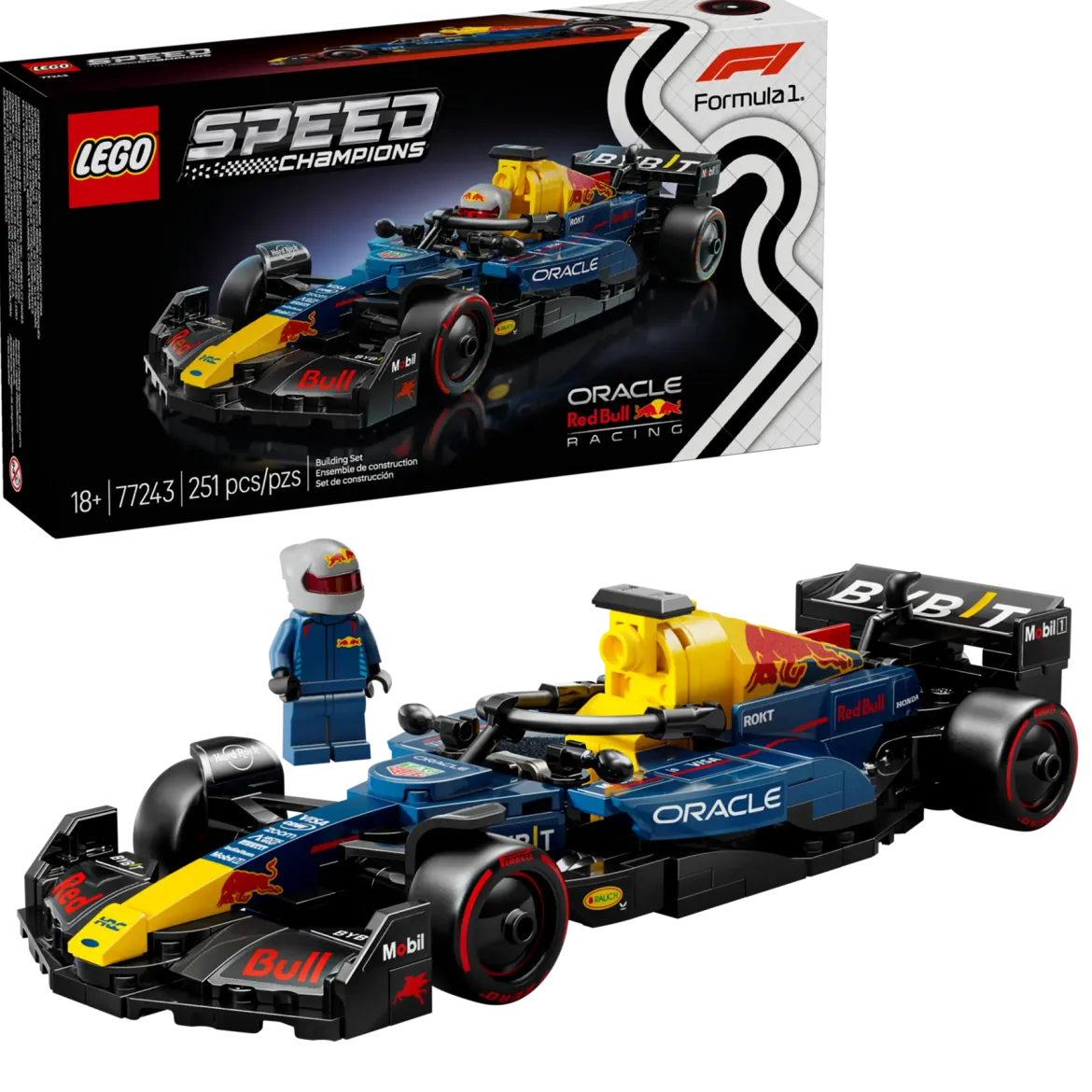 LEGO 77243 Oracle Red Bull Racing RB20 F1® ‑kilpa-auto