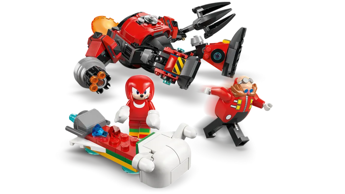 LEGO Sonic 77005 Knuckles vs. Dr. Eggman ja Egg Crusher Robotti