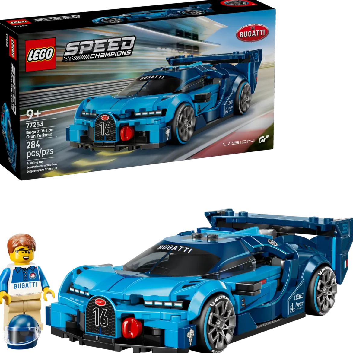 LEGO Speed Champions 77253 Bugatti Vision GT Hyperurheiluauto
