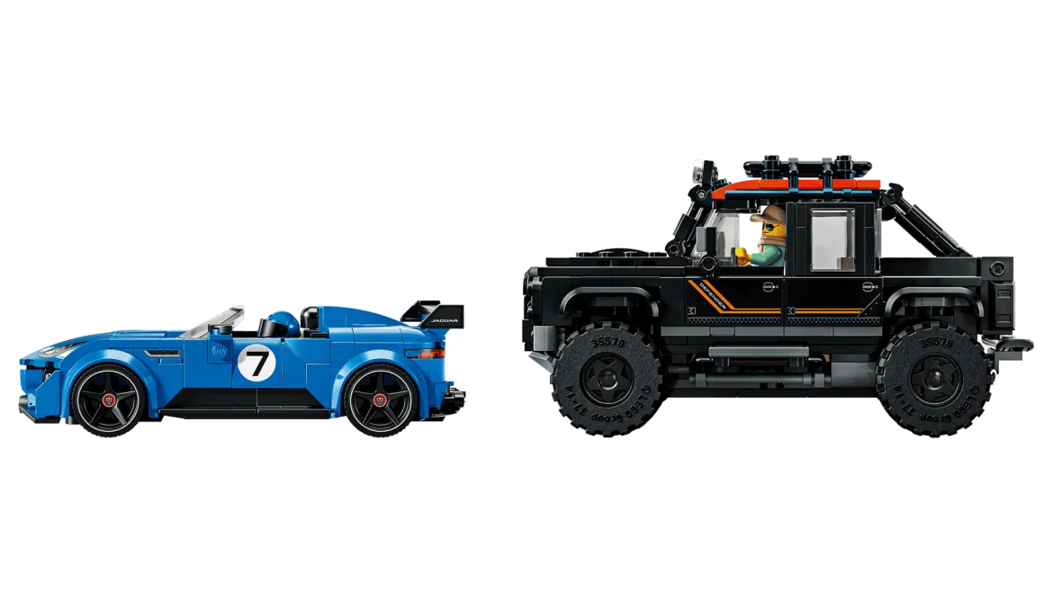 LEGO Speed Champions 77264 Jaguar Project 7 ja Land Rover Defender