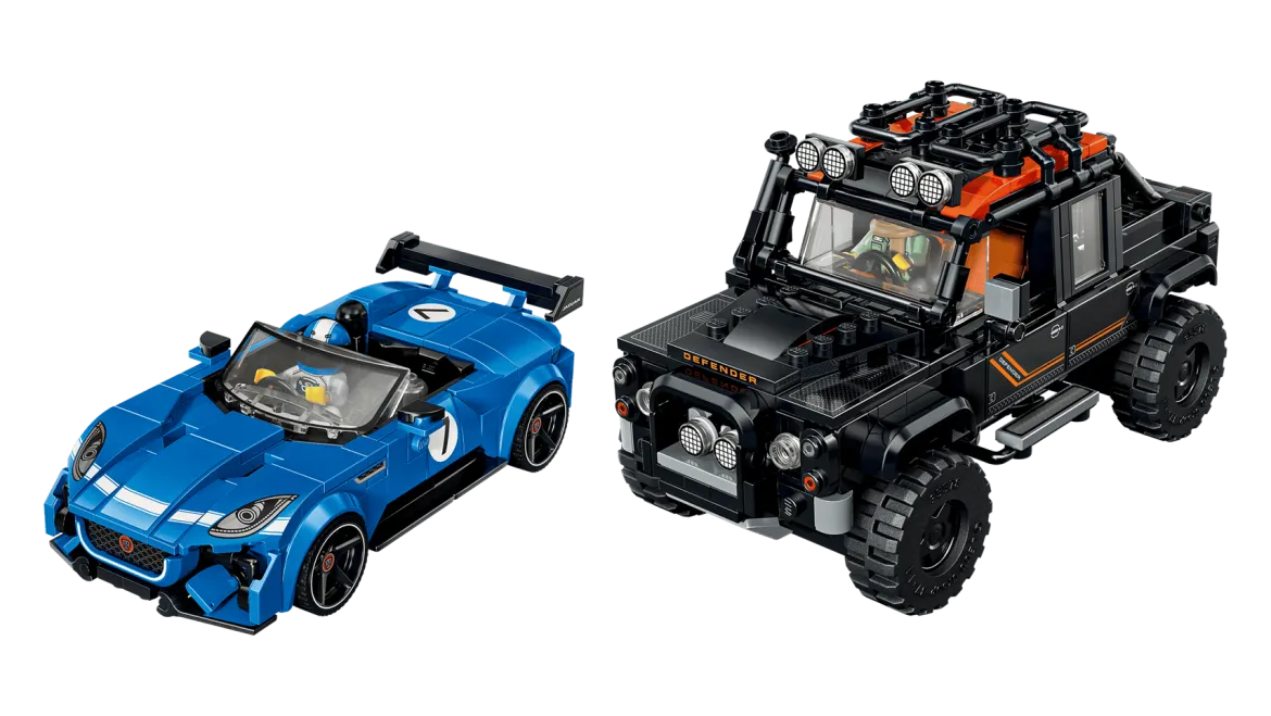 LEGO Speed Champions 77264 Jaguar Project 7 ja Land Rover Defender