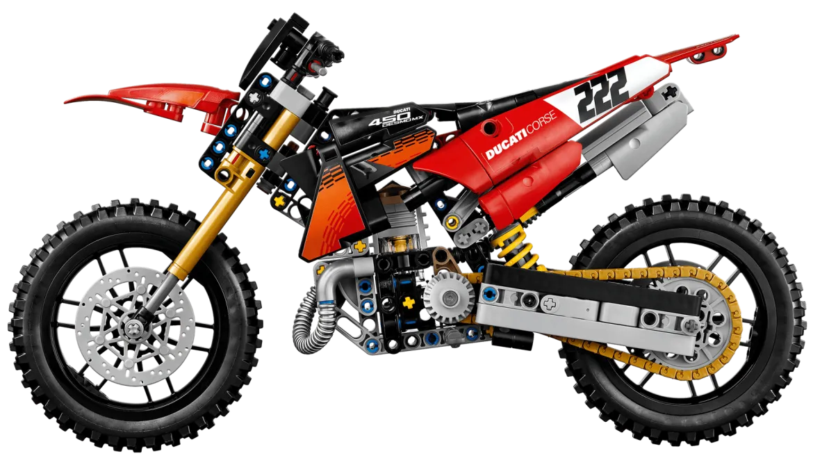 LEGO Technic 42238 Ducati Desmo450 MX Factory Moottoripyörä