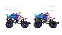 Lego Technic 42220 Monster Jam™ Sparkle Smash™ Vetomoottorilla