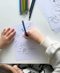 Leikkien Väritettävät Ompelukuvat