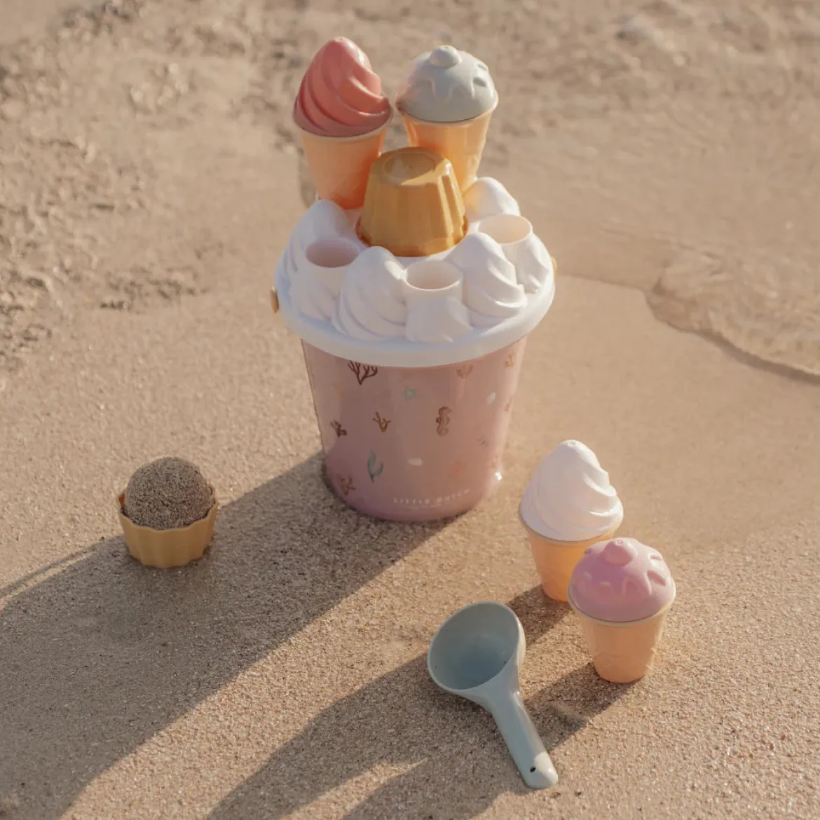 Little Dutch Hiekkalelut Rantasetti Ice Cream Pink