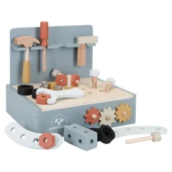Little Dutch Lasten Työkalut Mini Workbench Puinen Työkalupenkki 26 osaa
