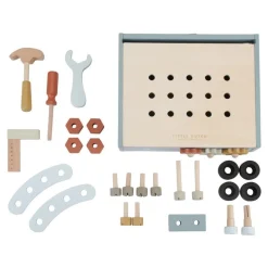 Little Dutch Lasten Työkalut Mini Workbench Puinen Työkalupenkki 26 osaa