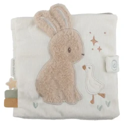 Little Dutch Newborn Naturals Pehmokirja/Aktiviteettikirja Pupu