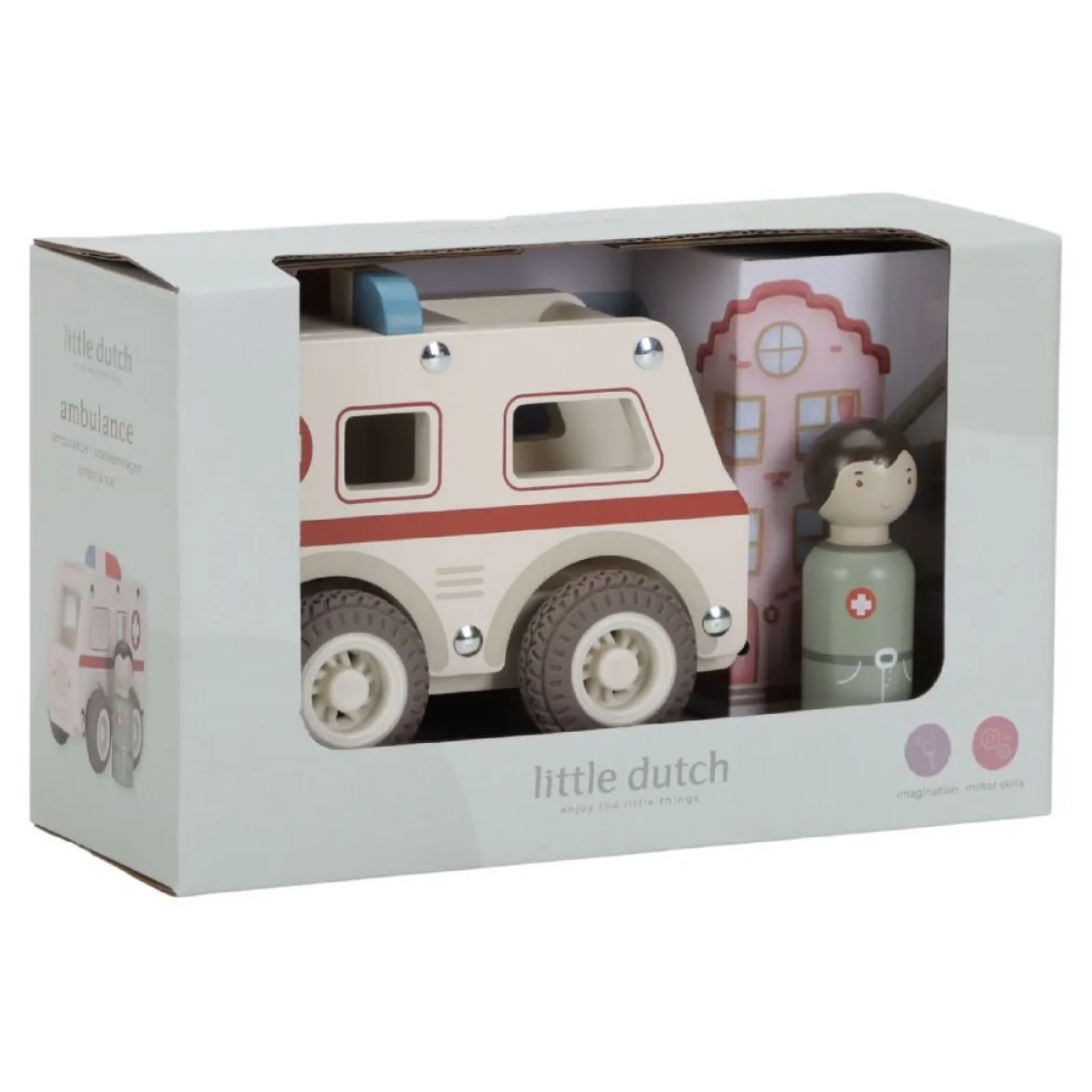 Little Dutch Puinen Ambulanssi Hahmolla