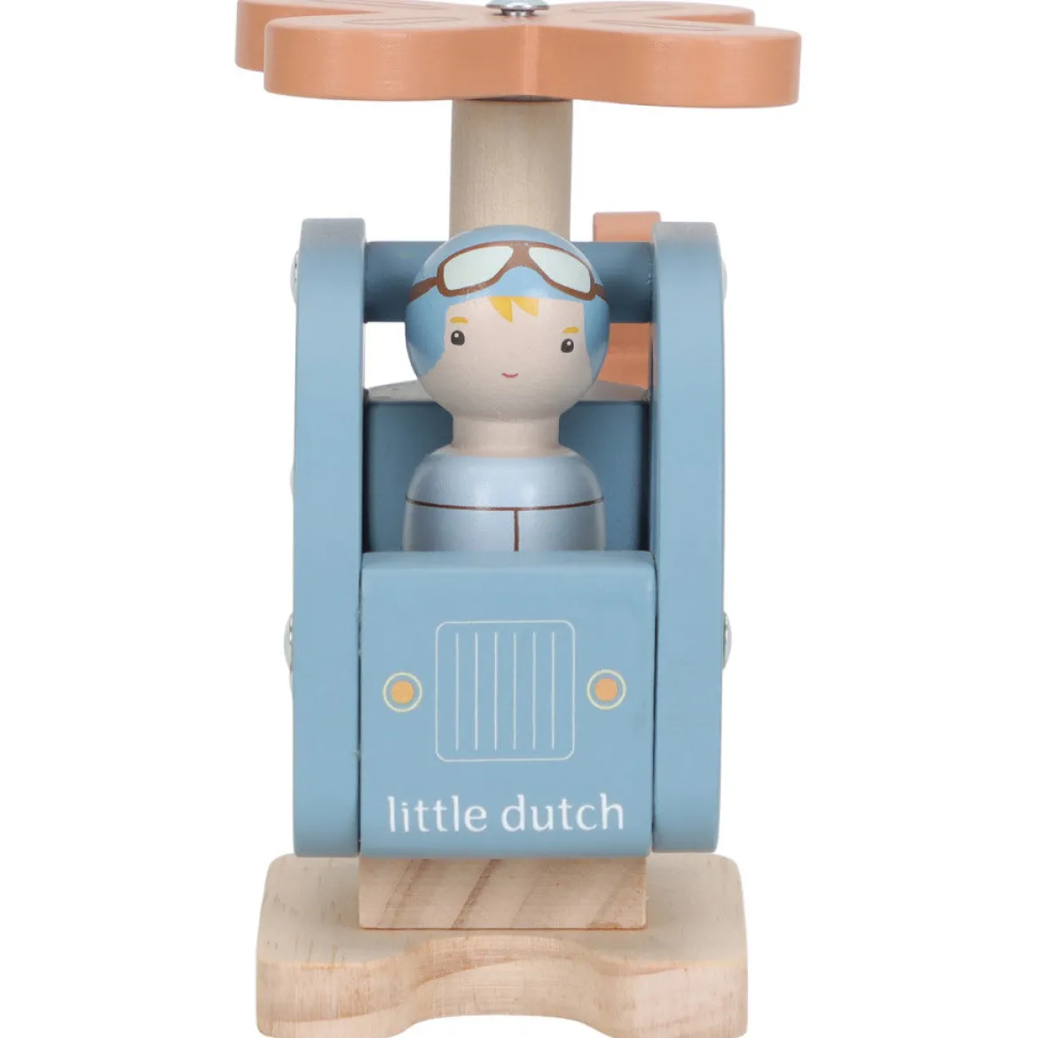 Little Dutch Puinen Helikopteri ja Figuuri