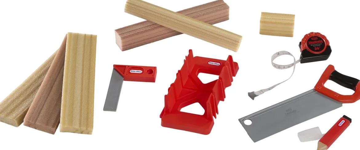 Little Tikes Työkalut Creative Construction Mittaus ja Sahaussetti