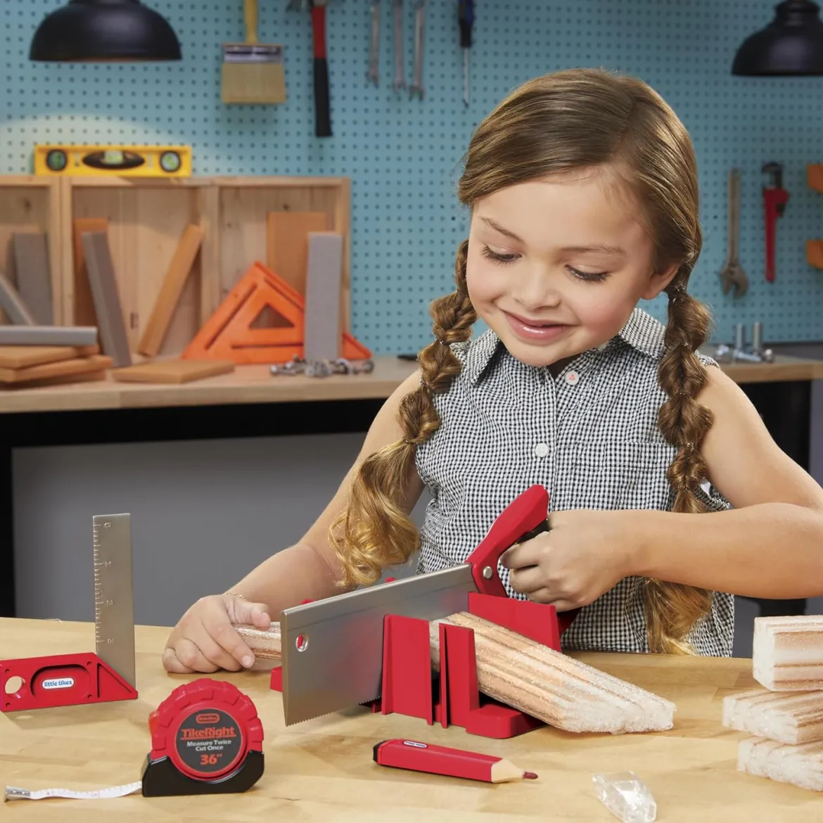 Little Tikes Työkalut Creative Construction Mittaus ja Sahaussetti