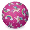Luonnonkumipallo 18cm Yksisarviset Pinkki