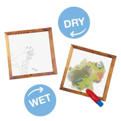 Magic Painting World Vedellä Värjättävät Kuvat- Dinosaurus