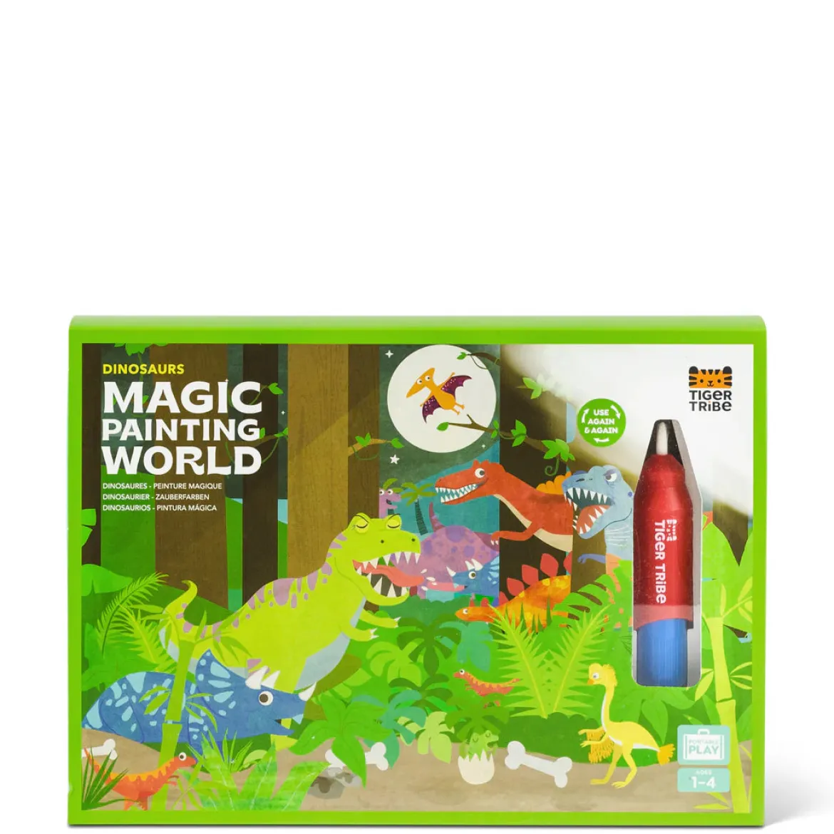 Magic Painting World Vedellä Värjättävät Kuvat- Dinosaurus